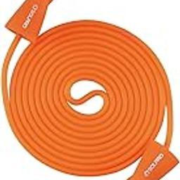 Solpro FoamFly Adjustable Jump Rope Skipping Rope with soft foam handle for men, women, kids, fitness, exercise | Unisex, Tangle-Free, Sweat-Resistant, Ideal for gym & cardio. (Orange)-image-88