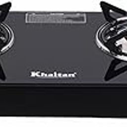 Khaitan 2 Burner Nano Black Toughened Glass | LPG Cooktop I Manual Ignition Stove| Ergonomic Knob | with 1 Year Warranty | Pan India Service | LP Gas Stove | ISI Approved (Black) (2 Burner)-picture-16