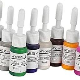 T.O.G. 10 Basic Colors 0.18oz/Bottle Professional Tattoo Ink Pigment Set Permanent Makeup Body Art Kit-image-91