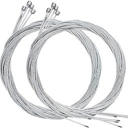 LORWADIYA Cycle Gear Shifter Cable 10pc, Rear Derailleur Cable 80 inch Long Bicycle Replaceable Wire Inner Derailleur Wire Stainless Steel Mountain-28