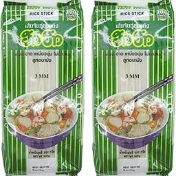 How How 3MM Rice Stick Noodles, 17.64 oz ℮ 500g, 2 Pack-image-29
