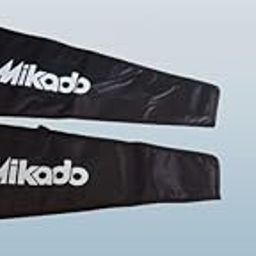 Mikado Sports badmintion Racquet Cover Pack of 2 pcs one Side PVC one Side Plastic Upper Zip Lock-picture-32