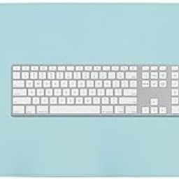 Daily Objects Turf Desk Mat Trio Bundle,Turf Vegan Tray,Orb Mouse Pad-Limited Edition, Work from Home,Office,Gaming,Premium Leather,Anti-Skid,Anti-Slip,Reversible(SkyBlue & Pink)-14