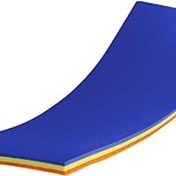 THE STYLE SUTRA Floating Water Mat Blanket Adults Lounge Mattress for Boating Swimming River Yellow Orange Blue-image-43