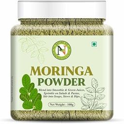 NatureVit Pure Moringa Leaf Powder 100g | Natural Superfood Supplement | Rich in Vitamins, Minerals & Antioxidants | Vegan & Gluten-Free-image-23