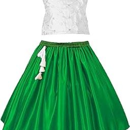 Baby Girl kids Tricolor Green and White Lehenga choli-image-47