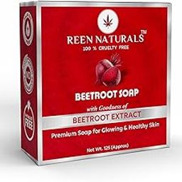 REENNATURALS Reen Naturals BEETROOT SOAP | Premium Soap for Glowing and Healthy Skin | Handmade Soap 125gm-image-8