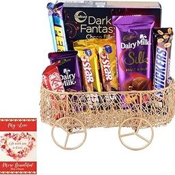 SFU E Com Chocolaty Moments Delight Combo | Valentine Chocolate With Love Greeting Card | Valentine Chocolate Hamper | 696-image-70