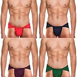 Men Cotton Gym Langot for Gym, Khusti and Physical Activities/Supporter_Multi Colors_Free Size_Pack of 4-picture-19