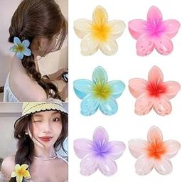 Flower Hair Claw Clips, Cute Hair Clips for Women,Nonslip Hair Claws Hair Styling Accessories (6)-22
