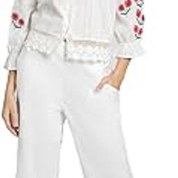 Trendy 2 Piece White Embroidered Casual Co-Ords For Women-picture-45
