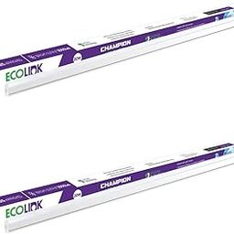EcoLink 20-watt LED Batten/Tubelight | Champion Compact 4-ft LED Batten for Living Room & Bedroom | Cool White,Pack of 2-26