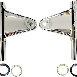 NS Head Light Stay (Kaan set) compatible for Yamaha RX100/ RX135/RXG/5Speed, Halogen, Chrome-image-14