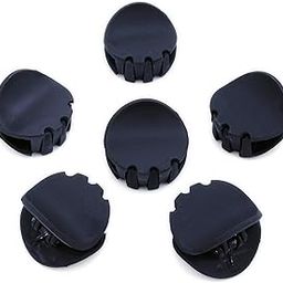 Splendid Butterfly Hair Clip Mat Hair Accessories for Women and Girl (Pack of 6) (Size: M) (Skr68930), Black-image-17