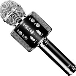 FENRIR Wireless Bluetooth Karaoke Microphone, 4 in 1 Portable Handheld Karaoke Mic Machine Birthday Thanksgiving Christmas Best G.-1