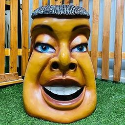 Happy Face Stool for Home Garden Room Balcony Decor-image-34