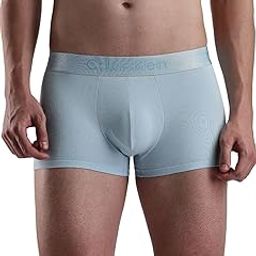 Mens Blue Solid Trunk-36