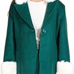 zink london Women's Solid Lapel Collared Straight Fit Jacket-picture-5