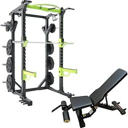 Gamma Fiitness Commercial Half Power Rack CPR-100 with Adjutable Exercise Gym Bench MB-500 | for Commercial Gym or Home Gym Setup-picture-6