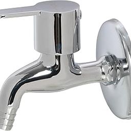 Prem's Brass Nozzle Tap with Wall Flange and Teflon Tape | Tap for Washing Machine | Garden Pipe Connection Washing Machine Pipe Connector (Pack of 1)-26