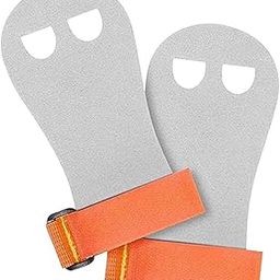 ATORSE Kids Gymnastic Hand Grips Gymnastic Bar Palm Protection for Exercise Fitness Orange M- Sporting Goods- Team Sports- Gymnastics- Equipment-image-87