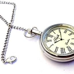 Classic Nickle Smith London Dial - Antique Pocket Gandhi Watch Royal Look Indian Handicraft Gift Item-image-81