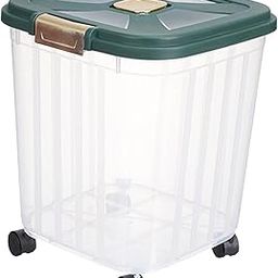 Dry Food Container Food Holder Bin with Caster for Cabinet Countertop Snacks Green 25kg-image-84