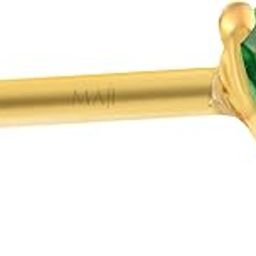 by GEHLOT Traingle Shape Diamond | Pure Gold | Nose Pins Studs For Women And Girl-image-13