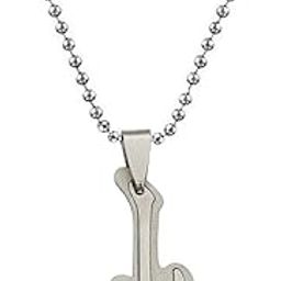 Rock Electric Guitar Acoustic Charm Music Player Musical Instrument Jazz Hip Hop Music Style Silver Stainless Steel Necklace Pendant for Men and Women-image-32