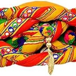 Gujarati Kathiyawadi Navratri Cotton Safa | Turban | Pagdi | Pheta for Kids - Code NT1217015-image-27