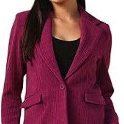 Women Regular Purple Single-Breasted Blazer-41