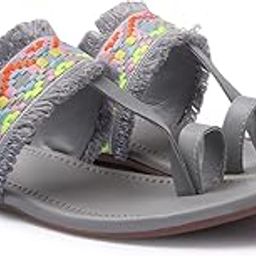 Introducing An Ethnically Themed Kolhapuri, Flats Collection For Women's/Girl's/Ladies-image-9