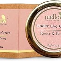 Mellow Herbals Ayurvedic Under Eye Cream (12Gm) for Dark Circles & Puffiness | Goodness of Kesar, Patang & Kukumadi Oil | Ayush Certified | GMO, Paraben and Silicone Free-47