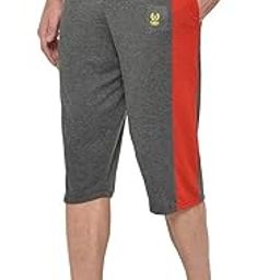 Cotton Blended Regular Fit 3/4th Capri for Men-C7_0001_P-image-2