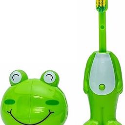 Adore Pro Pop Up Tooth Brush with Holder Case (Frog)-picture-12