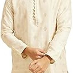 Men's Brocade | Jacquard Weave Kurta (1pc)-image-94