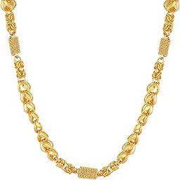 Chain for Men Boys Husband gents boyfriend Stylish golden Chain 1 one gram gold Neck Chain for Men Stainless Steel Chains for boys Jewellery Birthday Gift Anniversary fashion necklace-169-image-80