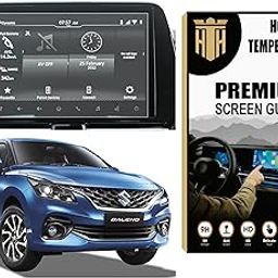 HONEY TEMPERED HUB Maruti BALENO Facelift Alpha Car Accessories Navigation or Music System Touch Screen Infotainment Screen Protector (Company Fitted) (2022) 9 INCH-image-15