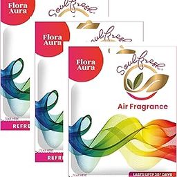 Air Pocket Flora Aura (Sweetness of flowers), Air Freshener- Bathroom, Toilet & Car Fragrance room fresheners long lasting scent upto 30 days - (Pack of 3)-picture-13