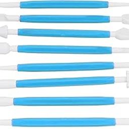Pottery Clay Sculpture Carving Tools Set, 8 Pieces, Double-Headed, for Ceramic and Playdough Crafts-picture-14