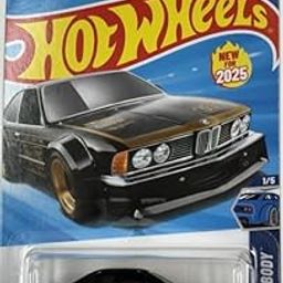 Hot Wheels BMW 635 CSi [Black & Gold], Wild Widebody 1/5, 185/250, 1:64 Scale Diecast Car-31