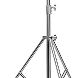 HIFFIN 9.2Ft Stainless Steel Heavy Duty 39-110 inches Adjustable Light Stand with 1/4-inch to 3/8-inch Universal Adapter for Studio Monolights, Softbox, and More-picture-4