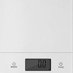Sansui Digital Kitchen Scale with 7 Nutrition Modes & Food Weight Machine for Health, Fitness, Home Baking & Cooking, (10 kg, White)-0