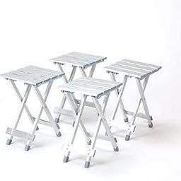 Corvids Aluminium Folding Camping Chair | Lightweight & Portable| Best for Compact Spaces, Hiking, Picnic, Garden & Outdoor Use (Set of 4)-image-29