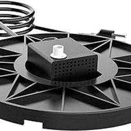 LOOM TREE Bird Bath Heater Thermostatic Control Birdbath Deicer for Patio Farm Outdoor with Pump | Yard, Garden & Outdoor Living | Bird & Wildlife Accessories | Birdbaths-image-39
