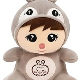 SWARAH COLLECTONSCutie Patootie Doll (30cm, Grey) | Soft Plush Doll Toy with Rabbit Ear, Teddy Bear, Best Gift Toy and Pillow for Kids, Girls and Adults | Valentines-picture-10