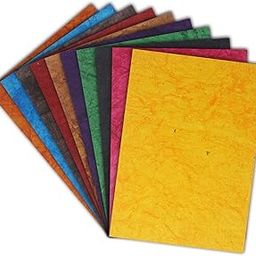 Lakeer A4 Handmade Paper Thick Mulberry Paper Pack Of 20 Sheets, Size: 29.7Cm X 21Cm,Watercolor-28