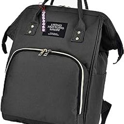 BEMBIKA Diaper Bags for Mom and Dad, Diaper Bags for mom and Baby, Mummy Bag for Multi-Function Waterproof and Large Capacity (Black)-image-49