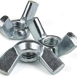 MEC® DIN315 Wing Nuts, Stainless Steel Silver Plated, Butterfly Style Hand Tighten 3Pieces Pack (M4)-17