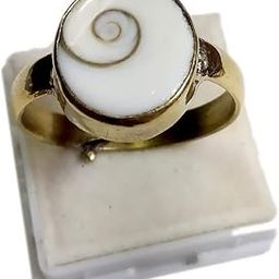 Natural Gomti Chakra Ring 7.22-8.33 Ratti 6.50-7.50 Carat Panchdhatu Metal Adjustable Free Size Ring for Men and Women-image-18